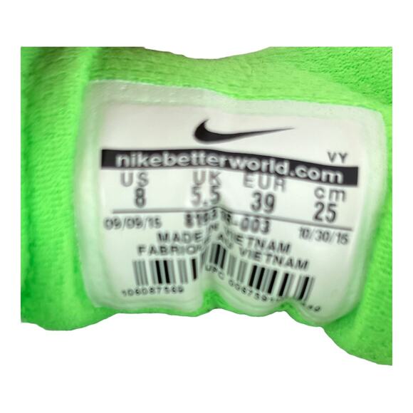 Nike Dual Fusion Women's Size 8 Neon Green Sneakers Shoes Running - Picture 10 of 10